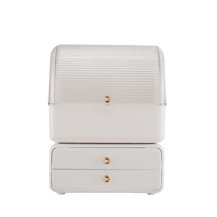 Separable Dustproof Desktop Makeup Cosmetic Organizer with Drawers