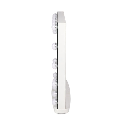 Rectangle Hollywood LED Lighted Cosmetic Mirror 50x42cm
