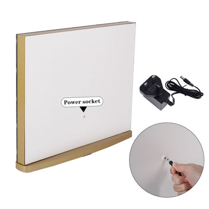 Rectangle Hollywood LED Lighted Cosmetic Mirror 50×42cm