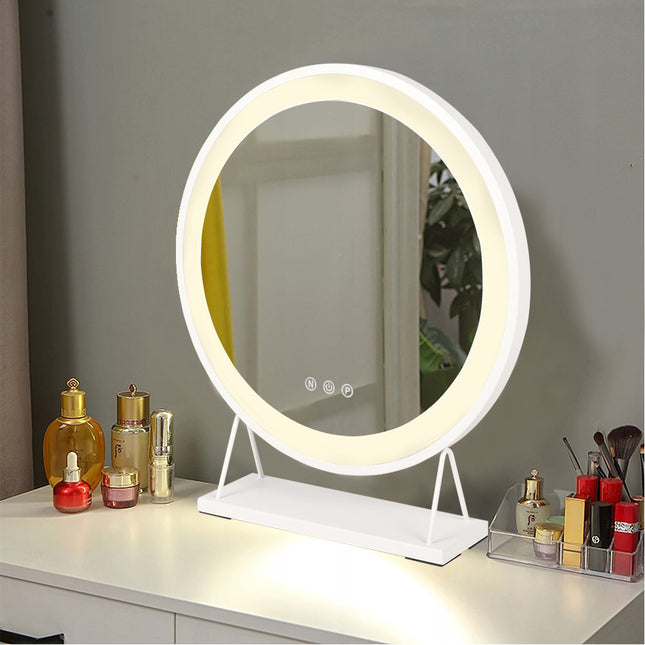 Hollywood Vanity Mirror with LED Lights 40×46cm Tabletop Size