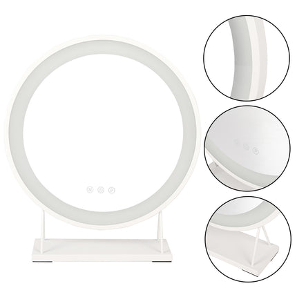 Hollywood Vanity Mirror with LED Lights 40×46cm Tabletop Size