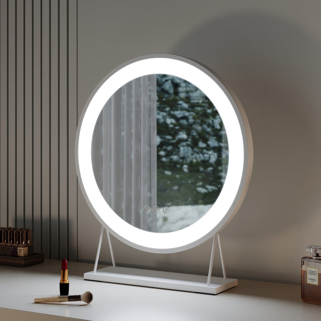 Hollywood Vanity Mirror with LED Lights 40×46cm Tabletop Size