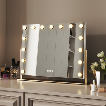 Hollywood Vanity LED Lighted Makeup Mirror 65 x 50 cm