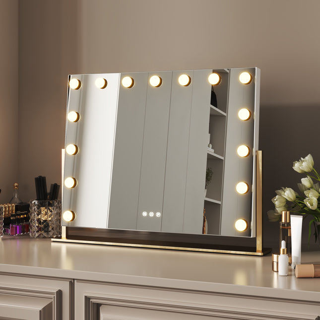 Hollywood Vanity LED Lighted Makeup Mirror 65 x 50 cm