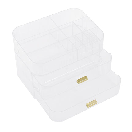 Desktop Plastic Makeup Cosmetic Organizer with Drawers