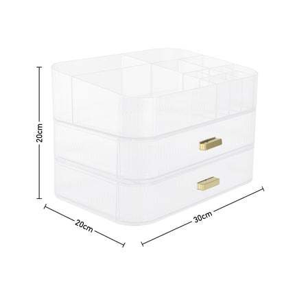 Desktop Plastic Makeup Cosmetic Organizer with Drawers