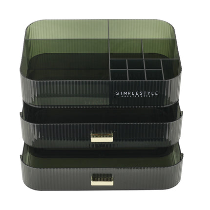 Desktop Plastic Makeup Cosmetic Organizer with Drawers