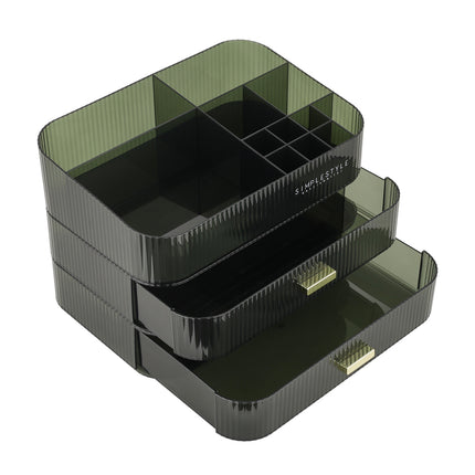 Desktop Plastic Makeup Cosmetic Organizer with Drawers