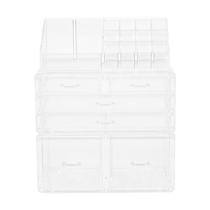 Clear Acrylic Makeup Organizer with 6 Drawers