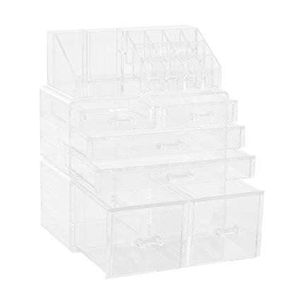 Clear Acrylic Makeup Organizer with 6 Drawers