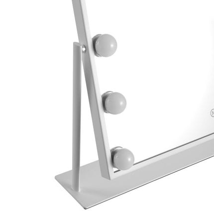 Makeup Mirror with LED Lights and 3 Colour Modes 55 x 45 cm