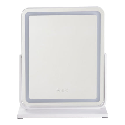 Adjustable Frameless LED Makeup Vanity Mirror 48 x 59cm