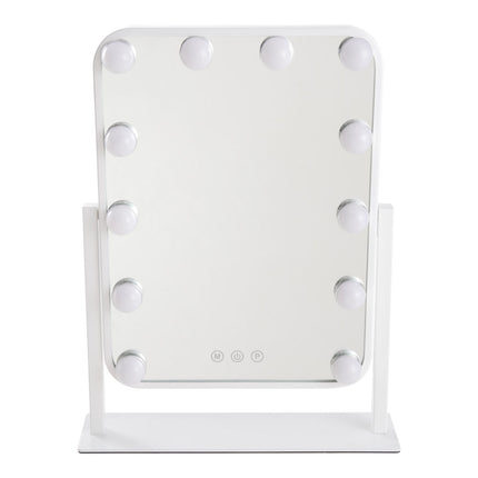 Hollywood Vanity Mirror with 12 LED Bulbs 36 x 48 cm