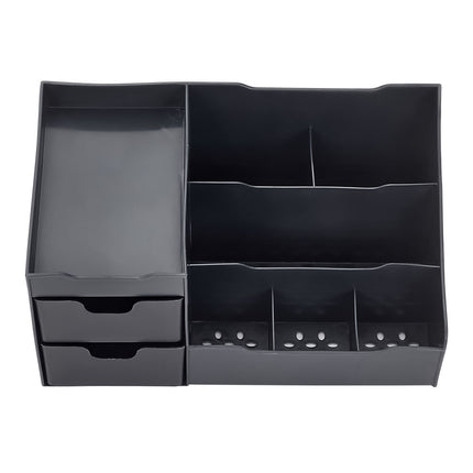 Black Plastic Office Desktop Organizer