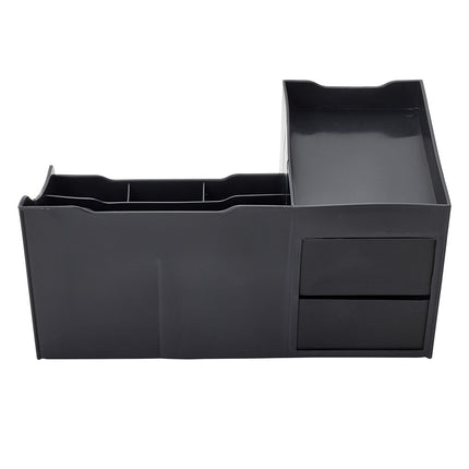 Black Plastic Office Desktop Organizer