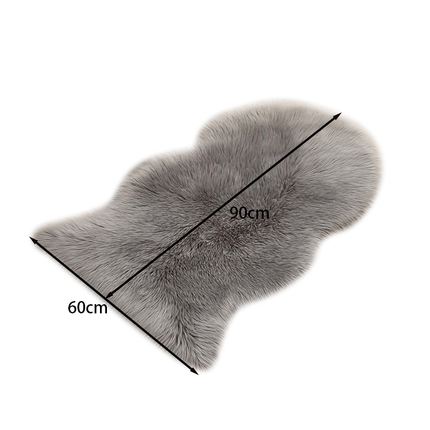 Irregular Shaped Super Soft Shaggy Area Rug