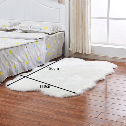 Irregular Shaped Super Soft Shaggy Area Rug 180cm