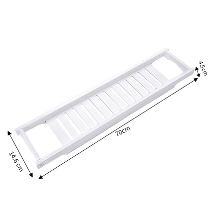 Bamboo Bath Tray Bathtub Caddy for Bathroom