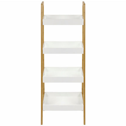 4-Tier Ladder Shelf H75cm Bathroom Shelving Unit