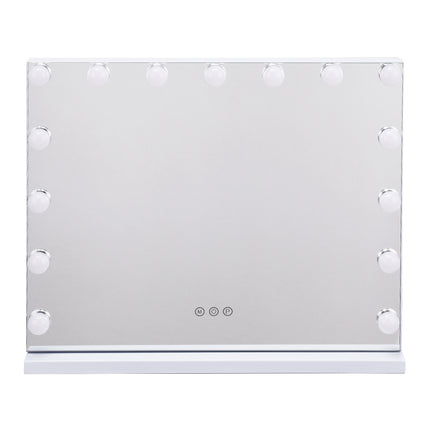 Rectangle Tabletop Hollywood Vanity Mirror with Lights