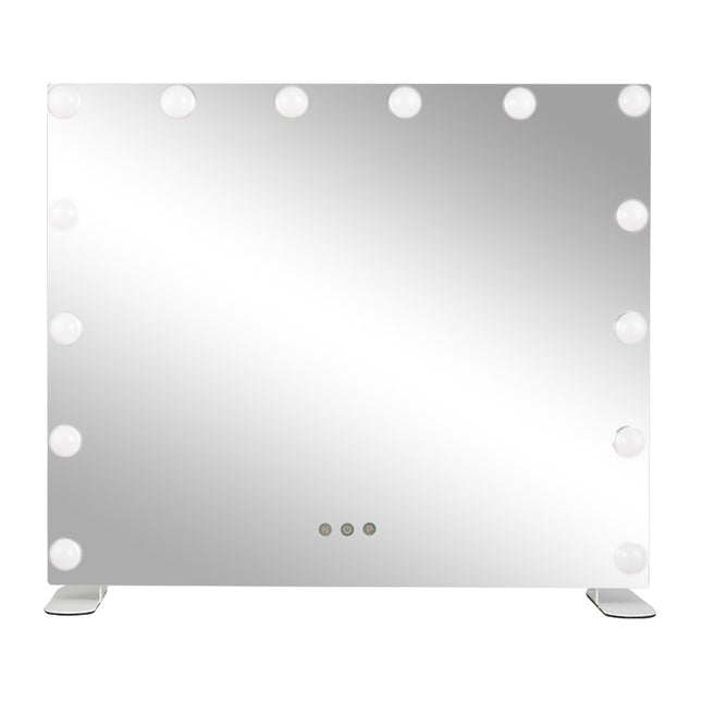 LED Dimmable Bulbs Vanity Mirror for Bedroom 60×53cm