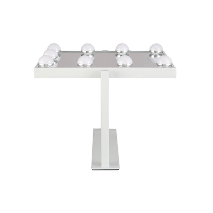Hollywood Vanity Mirror with 9 LED Bulbs, 3 Colour Lighting Modes 30 x 35 cm