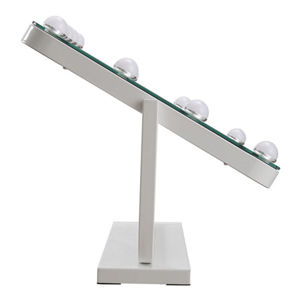 Frameless Hollywood Vanity Mirror with 11 Dimmable Lights 50x40cm