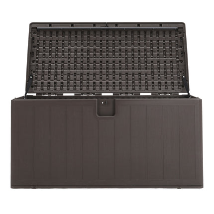 Brown 105 Gallon Outdoor Deck Box