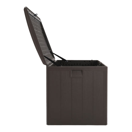 Brown 105 Gallon Outdoor Deck Box