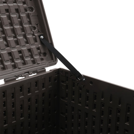 Brown 105 Gallon Outdoor Deck Box