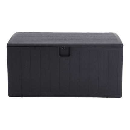 Brown 105 Gallon Outdoor Deck Box