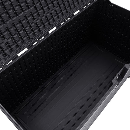 Brown 105 Gallon Outdoor Deck Box