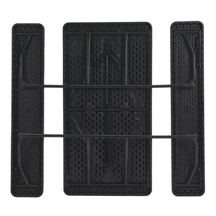 Black Foldable Picnic Table and Bench Set