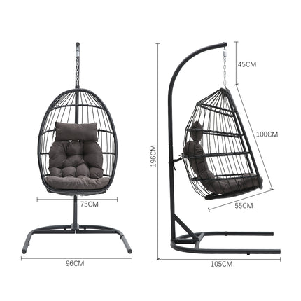 Outdoor Hanging Egg Shaped Chair