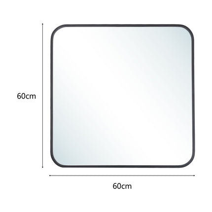 50/60/70cm Modern Square Wall Mirror with Aluminium Frame