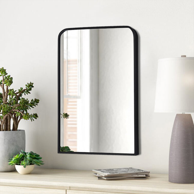60/70cm Arched Wall Mirror with Contemporary Design
