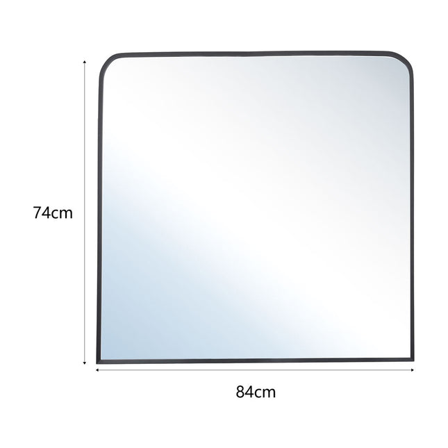 Contemporary Arched Wall Mirror 84 x 74cm