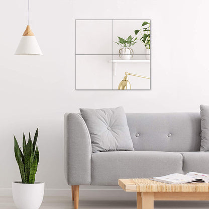 30 x 30 Acrylic Adhesive Wall Mirror Tiles