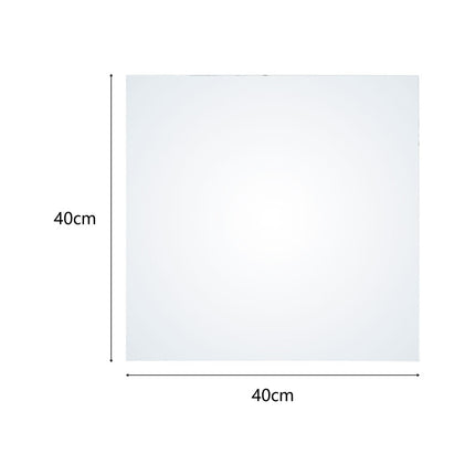 3pcs Acrylic Adhesive Wall Mirror Tiles 40x40