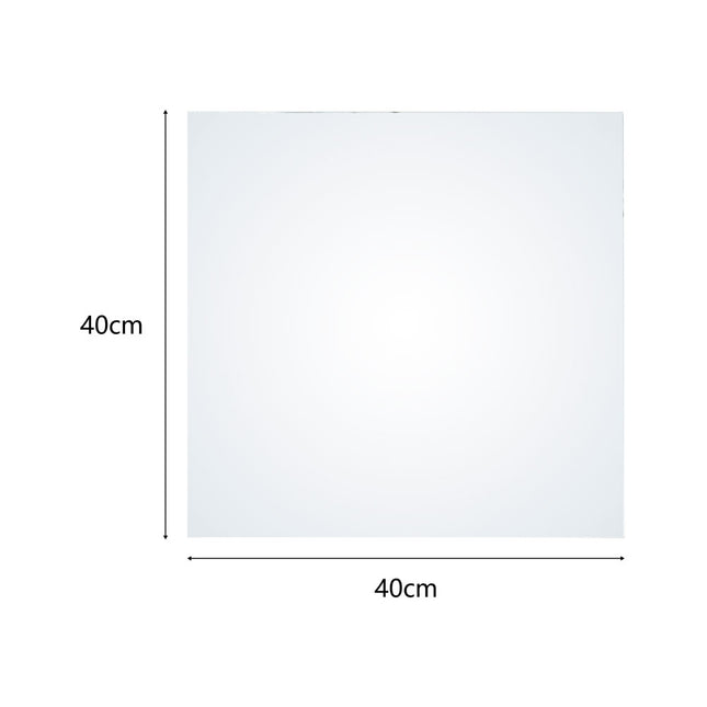 3pcs Acrylic Adhesive Wall Mirror Tiles 40x40