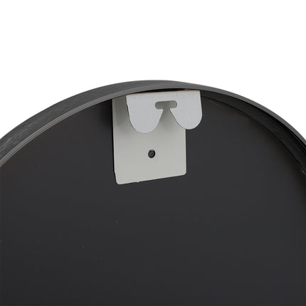 150cm Black/Gold Modern Oval Metal Full Length Wall Mirror