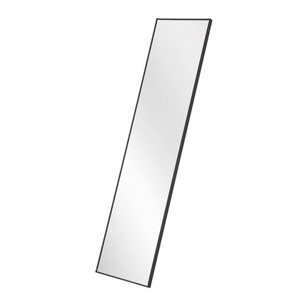 120cm Modern Full Length Wall Mirror with Black Slim Frame