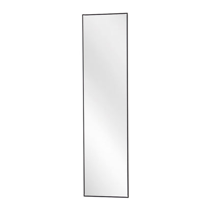 120cm Modern Full Length Wall Mirror with Black Slim Frame