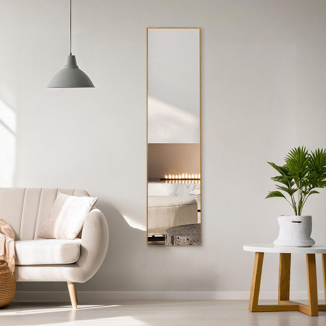 120cm Full Length Wall Mirror with Slim Modern Frame