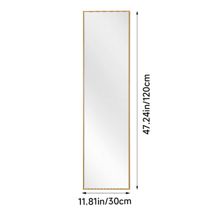 120cm Full Length Wall Mirror with Slim Modern Frame