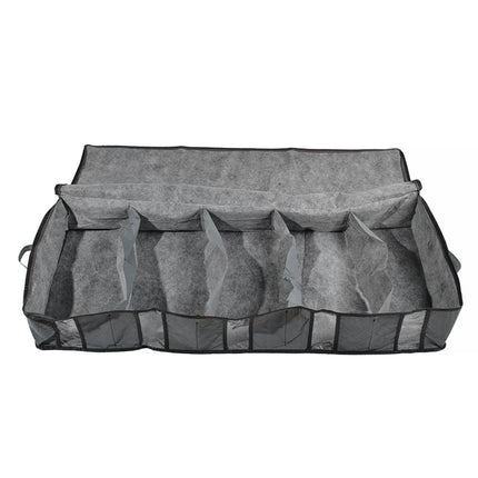 Grey Foldable Under Bed Storage Organizer Clothes Quilt Drawer Storage Box