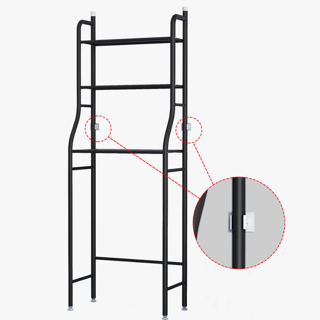 3-Tier Bathroom Storage Shelf Metal Standing Rack