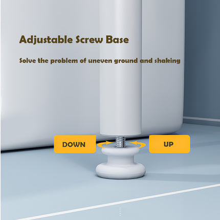3-Tier Bathroom Storage Shelf Metal Standing Rack
