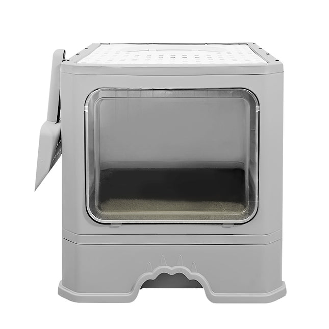 Enclosed Cat Litter Box with Odour Control
