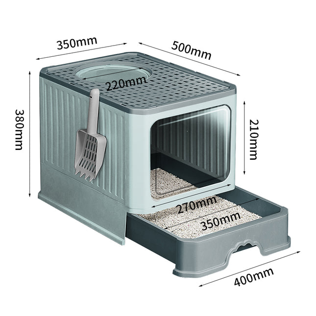 Enclosed Cat Litter Box for Odour Control